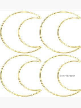 4 Inch Metal Dream Catcher Rings, 4 Pcs DIY Craft Hoops for Home Wall Decor